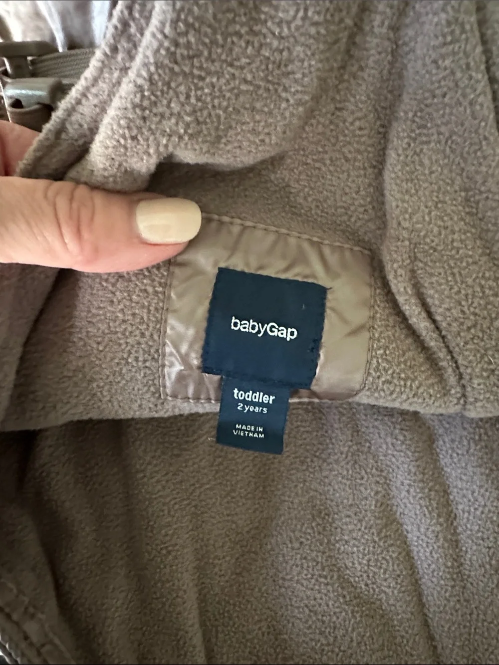 GAP shiny Tan Insulated Bib Snow Pants